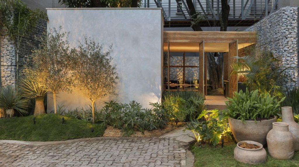 Os gabiões da Belgo Arames como tendência de arquitetura na CASACOR Minas