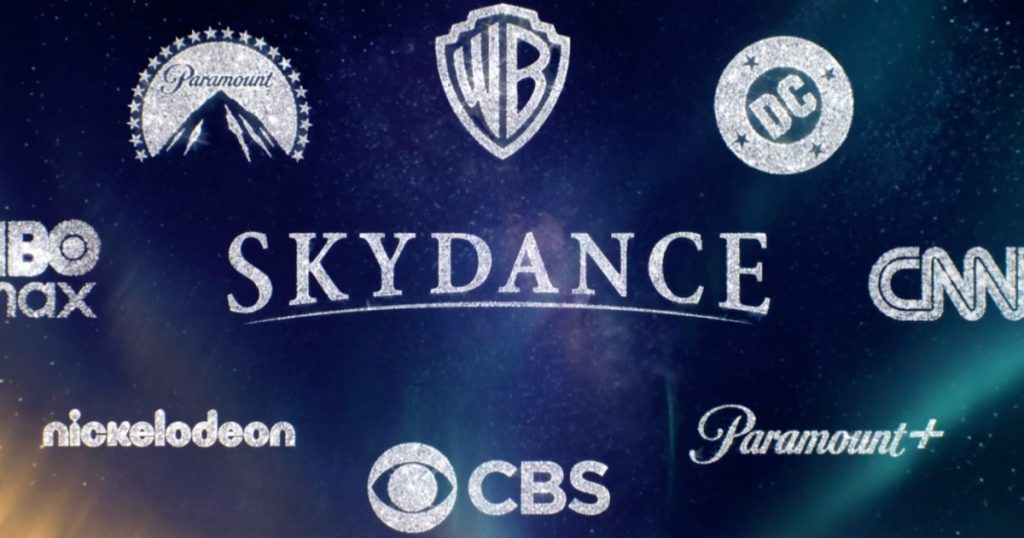 logo da skydance e dos canais que farão parte da corporação