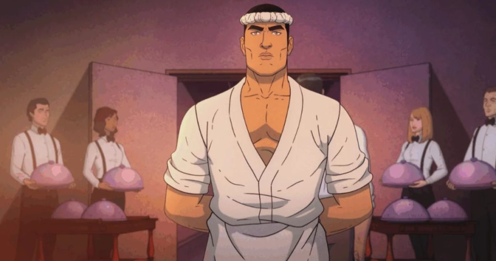 cena da animação get jiro!